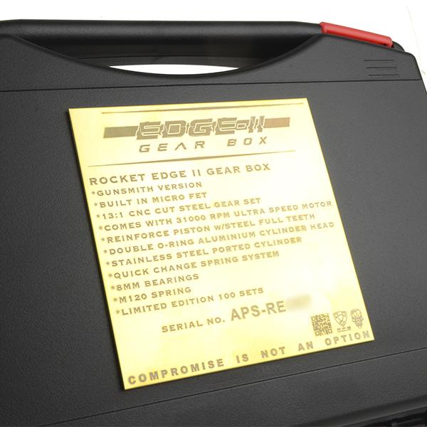 年末年始Bigセール★ APS Rocket Edge II FET搭載 ギアボックス M4 後方配線用 |  | 08