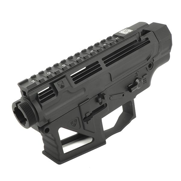 APS 軽量切削レシーバーキット PEW刻印 ver. APS M4 電動ガン用 ブラック |  | 01