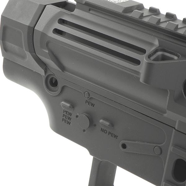 APS 軽量切削レシーバーキット PEW刻印 ver. APS M4 電動ガン用 ブラック |  | 04