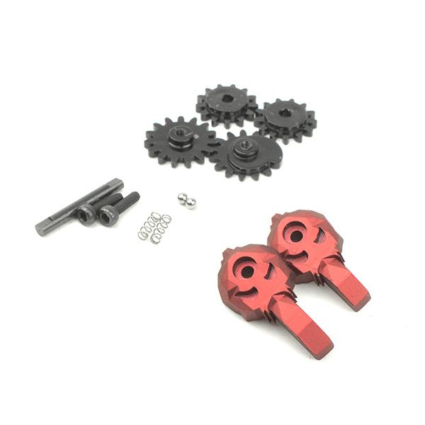 APS Skull Ambidextrous ファイアセレクター APS M4 電動ガン用 レッド | 