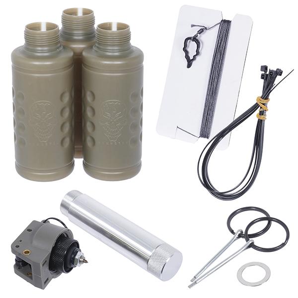 APS Hakkotsu CO2 サウンドスタングレネード Thunder B スターターキット  ショッカーシェル パック |  | 01