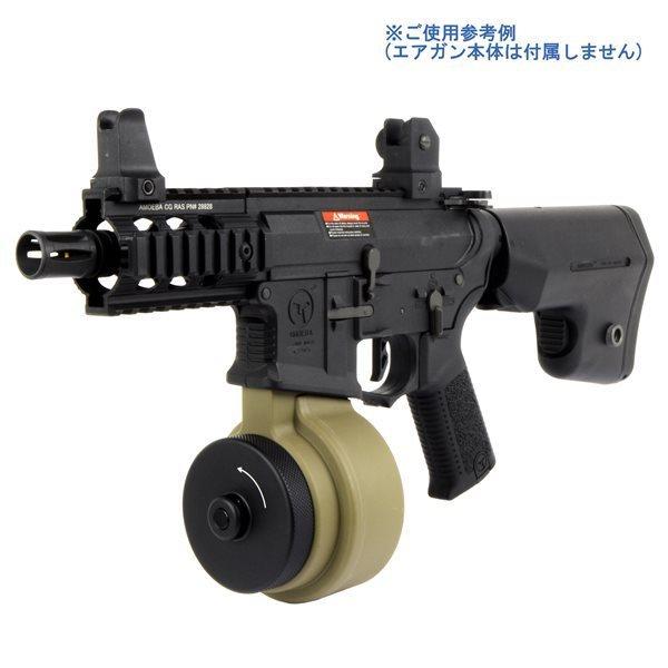 ARES 電動M4用 2150連 ドラムマガジン(手動給弾式) デザートカラー |  | 02