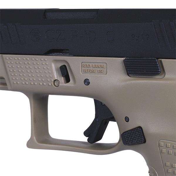 ASG CZ P-10 C CO2ガスブローバックガン (CZ Licensed) デザートカラー