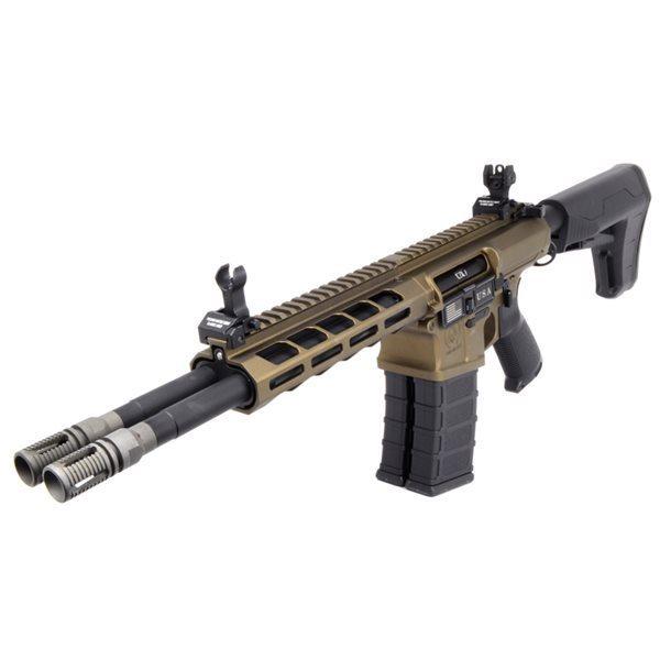 電子トリガーシステム搭載 Classic Army (クラシックアーミー) DT-4 ダブルバレル M4 ブロンズカラー 電動ガン | 