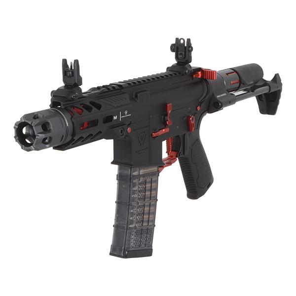 CGS EMG × T8 SP SYSTEMS STRIKE INDUSTRIES AR15 PDW ガスブローバック (SI Licensed)　レッド_2