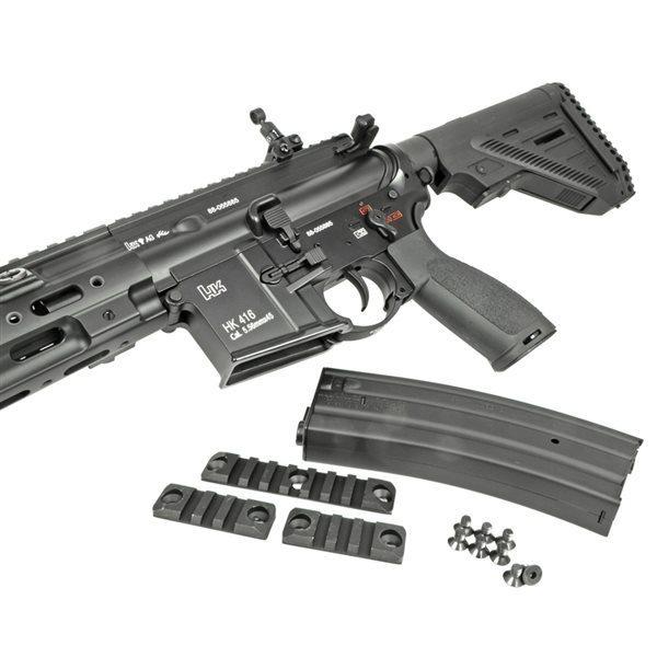 電子トリガー搭載 E&C 112E H&K HK416A5 GEISSELE SMR 電動ガン ブラック AEG |  | 04