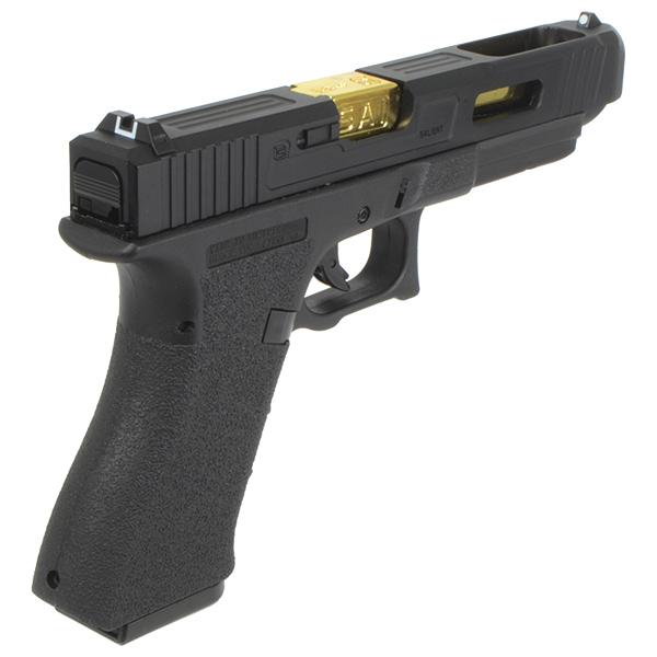 E&C 1203 GLOCK34 SAI ガスブローバック ゴールドバレル : ジーリー
