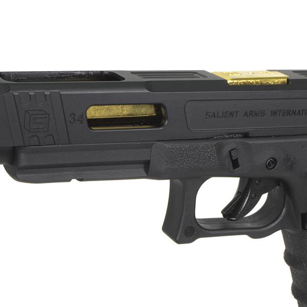 E&C 1203 GLOCK34 SAI ガスブローバック ゴールドバレル : ジーリー