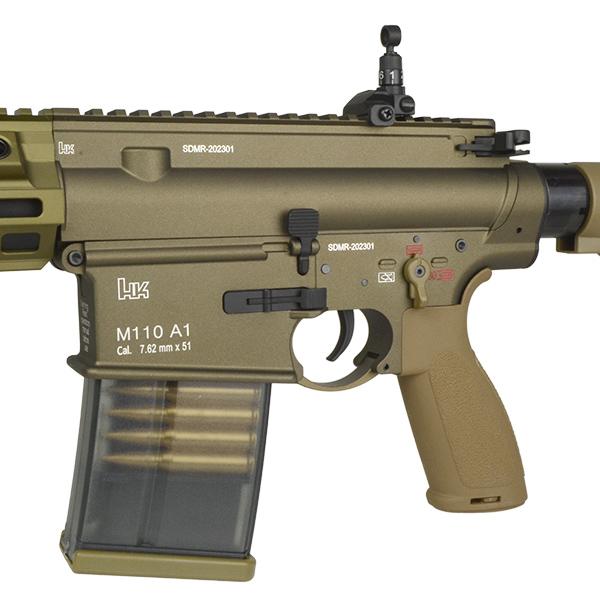 E&C 203E M110A1 SDMR 電子トリガー搭載 電動ガン デザートカラー |  | 03