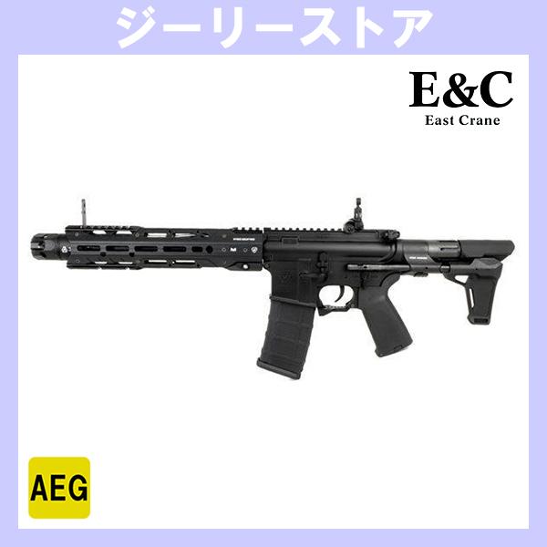 電子トリガー搭載 E&C 338E STRIKE GRIDLOK SBR 電動ガン ブラック AEG | 
