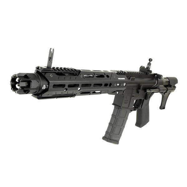 電子トリガー搭載 E&C 338E STRIKE GRIDLOK SBR 電動ガン ブラック AEG |  | 02