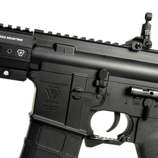 電子トリガー搭載 E&C 338E STRIKE GRIDLOK SBR 電動ガン ブラック AEG |  | 03