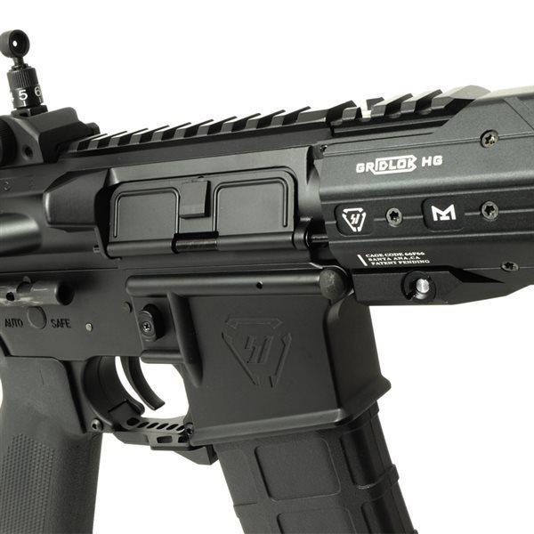 電子トリガー搭載 E&C 338E STRIKE GRIDLOK SBR 電動ガン ブラック AEG |  | 04