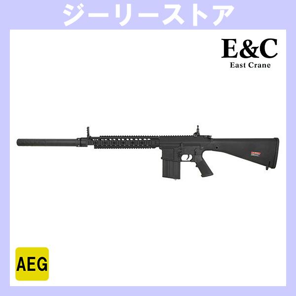 電子トリガー搭載 E&C 901E-SE KAC M110 SASS サイレンサーセット 電動ガン ブラック AEG | 