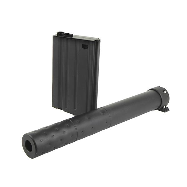 電子トリガー搭載 E&C 901E-SE KAC M110 SASS サイレンサーセット 電動ガン ブラック AEG |  | 08