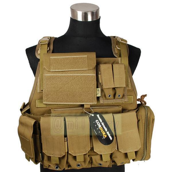 Flyye MOLLE Style PC Plate Carrier with Pouch Set CB