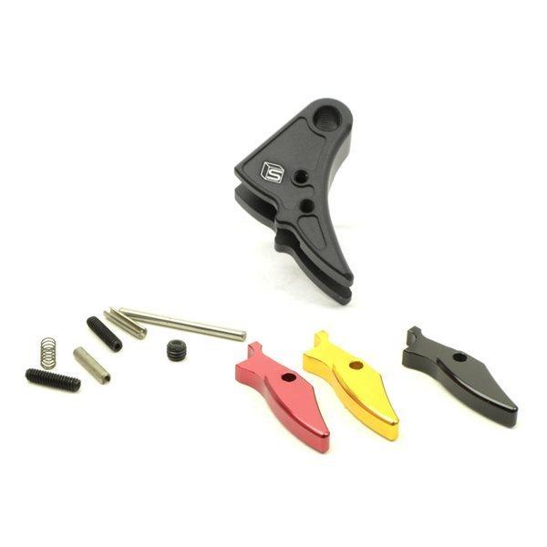 Guns Modify SAIタイプ CNCアルミ アジャスタブルトリガー マルイ GBB グロックシリーズ用 ブラック |  | 01