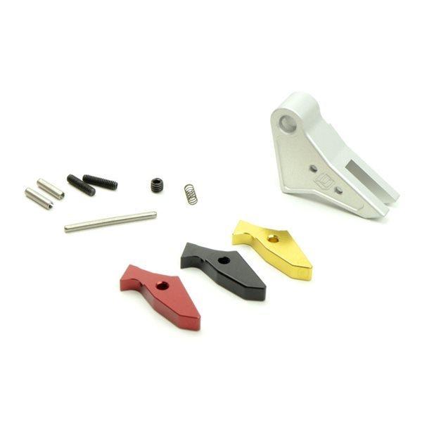 Guns Modify SAIタイプ  CNCアルミ アジャスタブルフラットトリガー マルイ GBB G17/G18C用 シルバー |  | 01