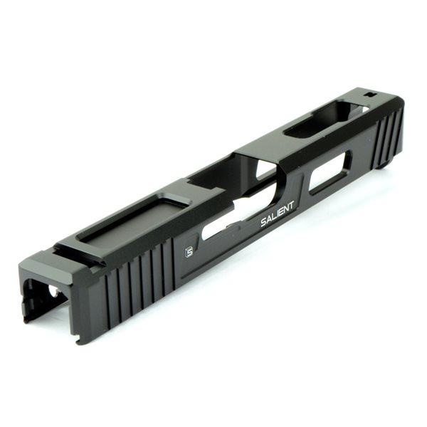 Guns Modify SAIタイプ CNCアルミ カスタムスライド&ボックスフルートアウターバレルセット マルイ GBB グロック18C用 シルバー |  | 03