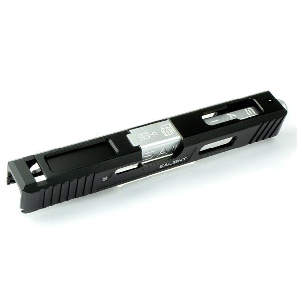 Guns Modify SAIタイプ CNCアルミ カスタムスライド&ボックスフルートアウターバレルセット マルイ GBB グロック18C用 シルバー |  | 05