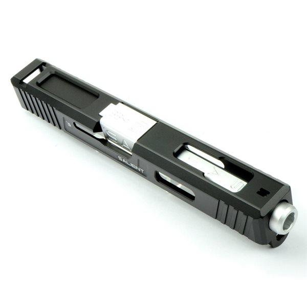 Guns Modify SAIタイプ CNCアルミ カスタムスライド&ボックスフルートアウターバレルセット マルイ GBB グロック18C用 シルバー |  | 06