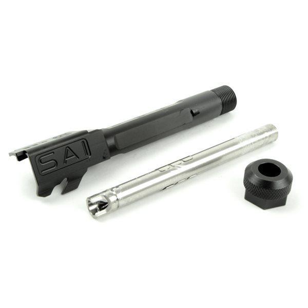 Guns Modify SAI G19 ボックスフルートタイプ バレル (14mm逆ネジ) 東京マルイ G19用 ブラック | 