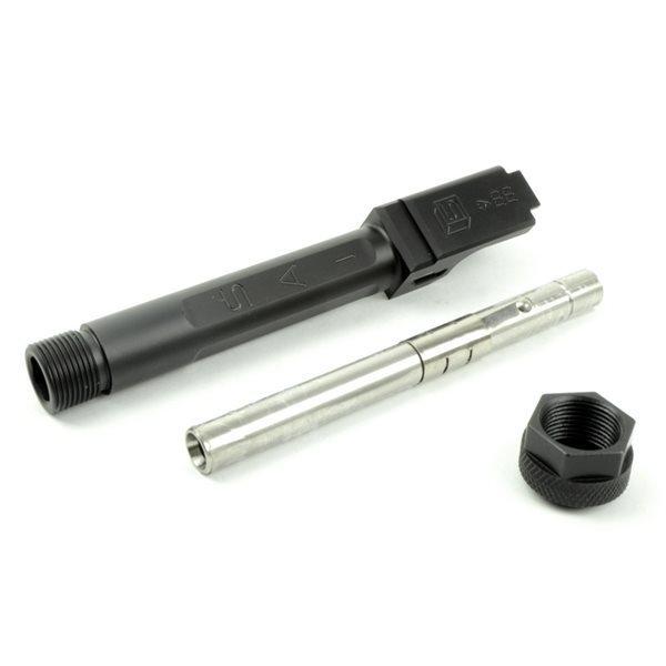 Guns Modify SAI G19 ボックスフルートタイプ バレル (14mm逆ネジ) 東京マルイ G19用 ブラック |  | 01