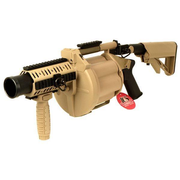 ICS MGL140 タイプ リボルバー グレネードランチャー タンカラー | 