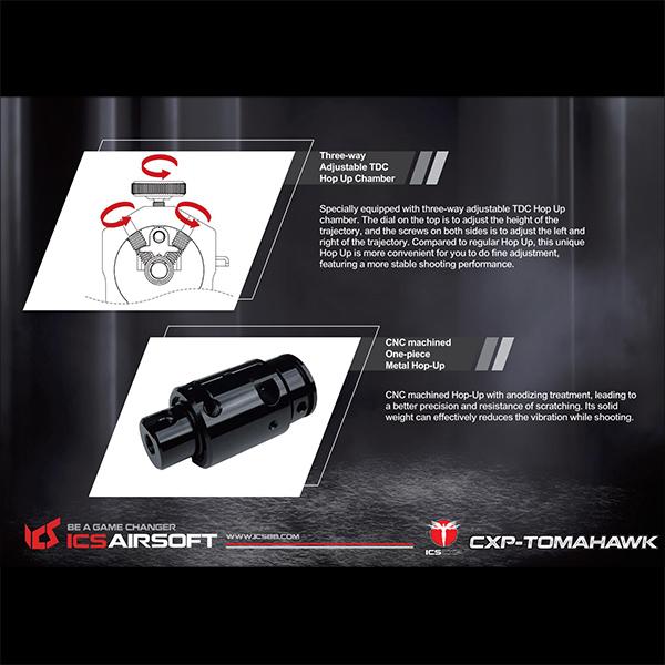ICS CXP-TOMAHAWK Ver.2 エアコッキングガン ブラック |  | 04