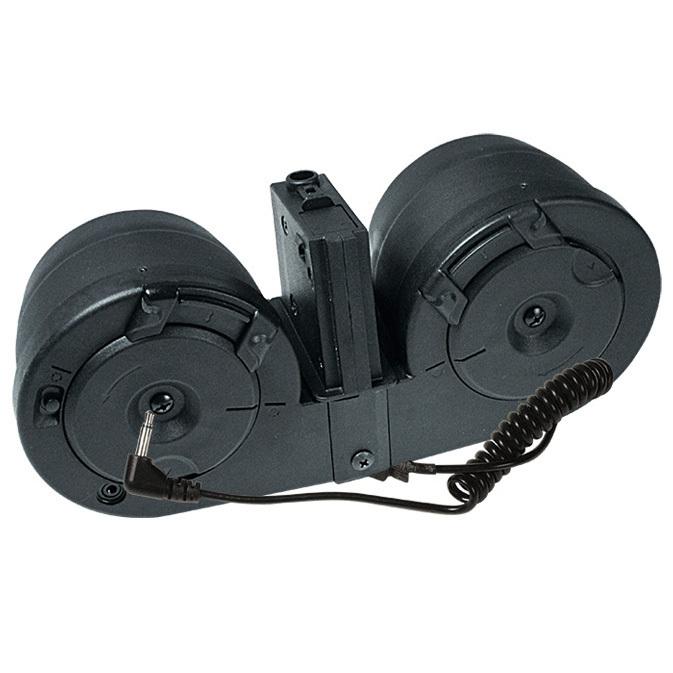 ICS 電動給弾式 ドラムマガジン for 電動M4 ブラック | 