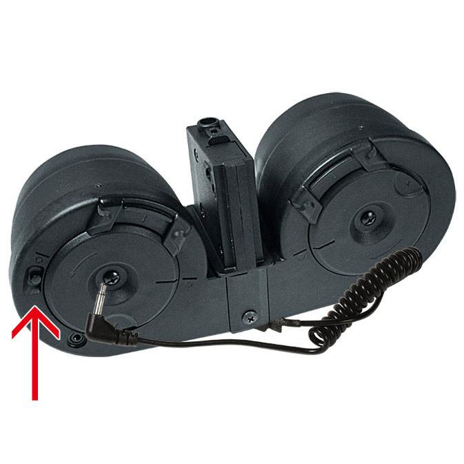 ICS 電動給弾式 ドラムマガジン for 電動M4 ブラック |  | 01