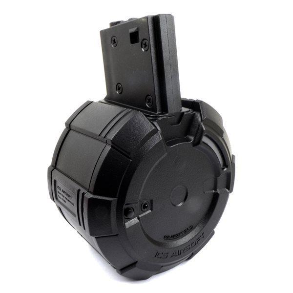 ICS 電動給弾式 ドラムマガジン for 電動M4 |  | 01