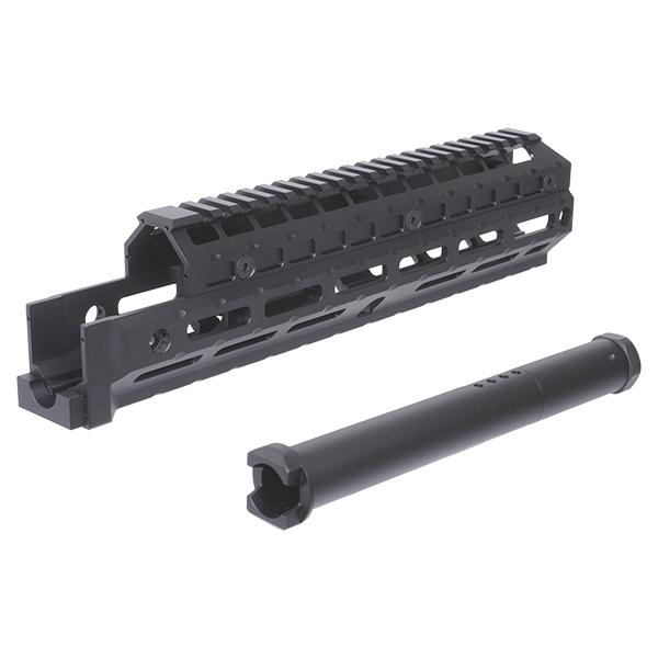 5KU AK用 MI タイプ エクステンド ユニバーサルハンドガード For LCT、GHK、CYMA、DBOYS、E&L　ブラック_1