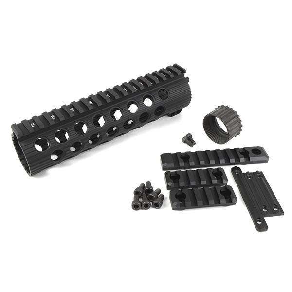 【SALE】TROYタイプ TRX BATTLE RAIL 7.6 インチ ハンドガード ブラック | 