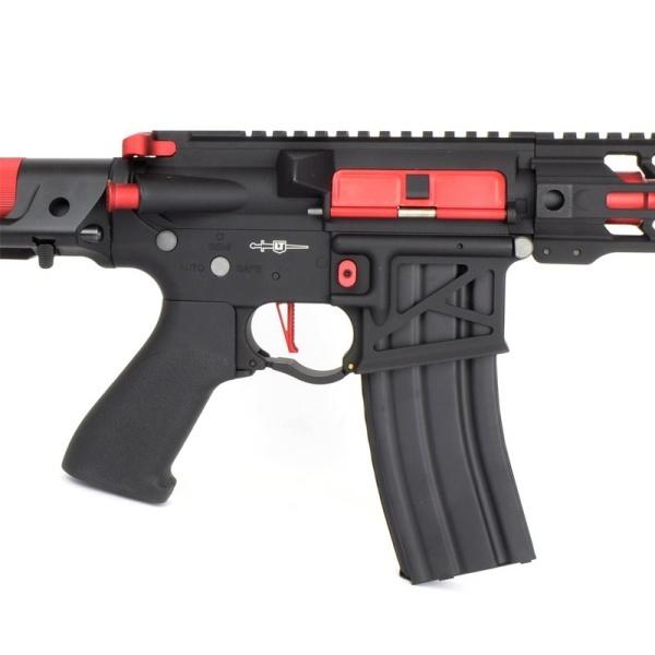 電動ガン Lancer Tactical LT-34 バトルホーク 4 PDR スケルトン ブラック＆レッド_3