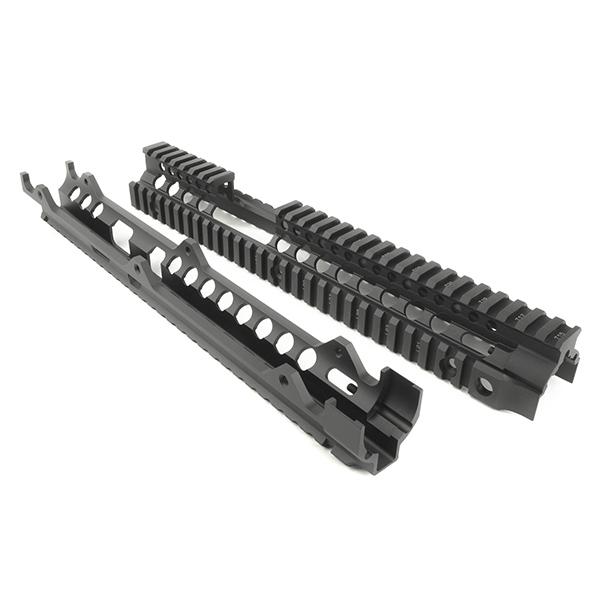 Daniel Defense OmegaX 12インチ FSP ハンドガード ブラック (DD Licensed) 【Aluminum】