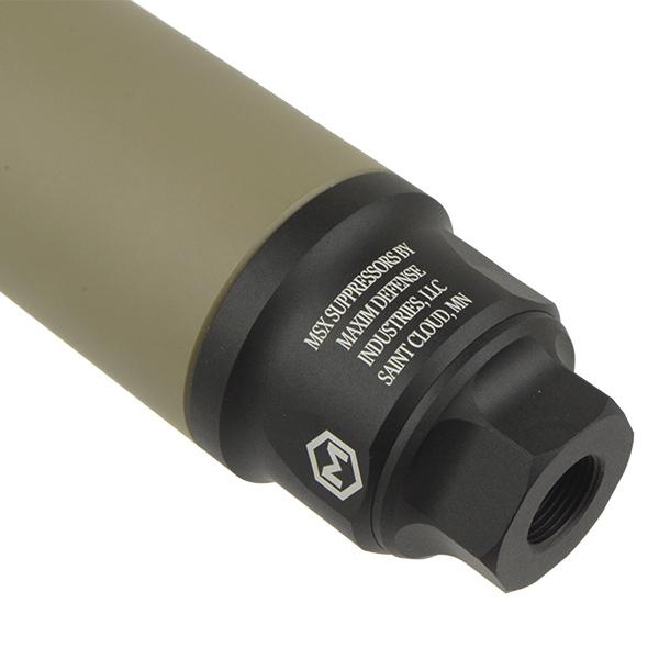 RGW MaximDefenseタイプ DS-M ダミーサイレンサー 14mm逆ネジ セラコート　デザートカラー