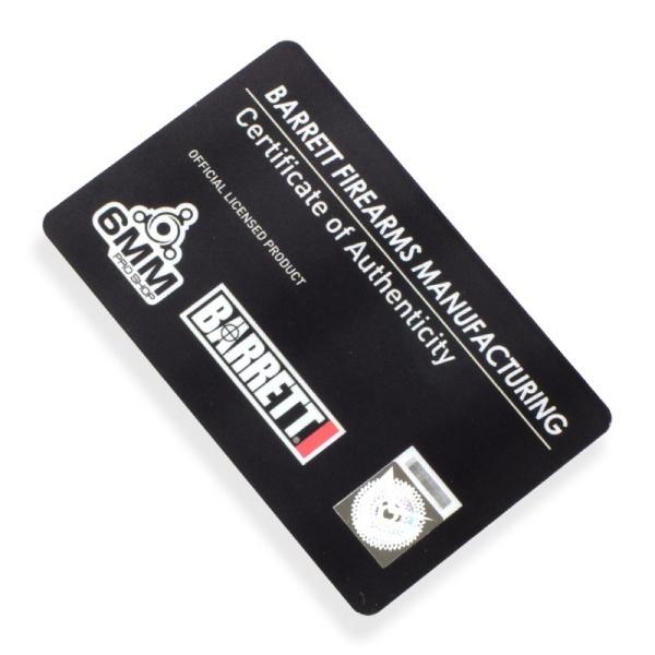 【ライセンス刻印】 SNOW WOLF バレットM82A1 エアコッキング スコープ付 BARRETT FIREARMS ブラック |  | 06