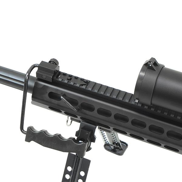 SNOW WOLF バレットM107 (対物ライフル) エアコッキングガン スコープセット BARRETT FIREARMS ライセンス刻印ver ブラック |  | 05