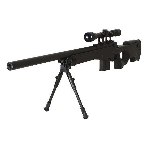 SNOW WOLF L96A1 ボルトアクション エアコッキングガン ブラック