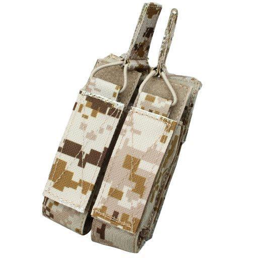 TMC MP7用 MOLLE ダブル オープントップ マグポーチ AOR1迷彩 | 