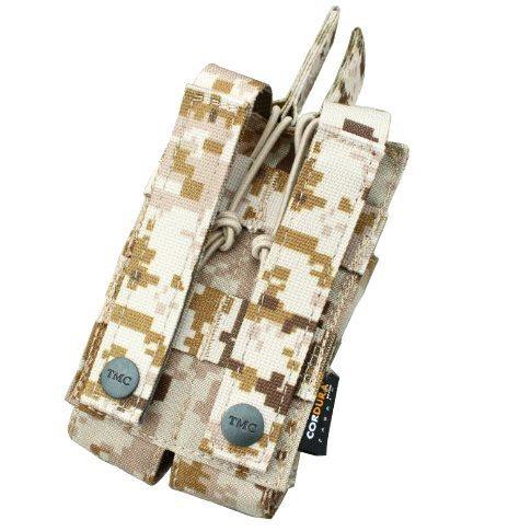TMC MP7用 MOLLE ダブル オープントップ マグポーチ AOR1迷彩 |  | 01