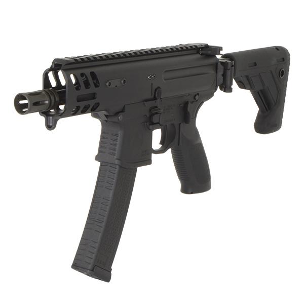 【数量限定】 APFG MPX COPPERHEAD 4.5インチ ガスブローバック テレスコピックストックセット 刻印ver. ブラック[APFG-S-011BK] |  | 02