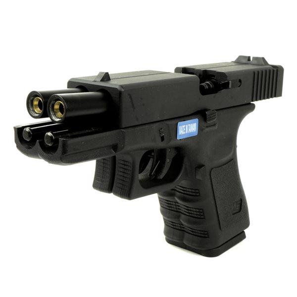 WE-TECH ダブルバレル G19 ガスブローバック ブラック_6