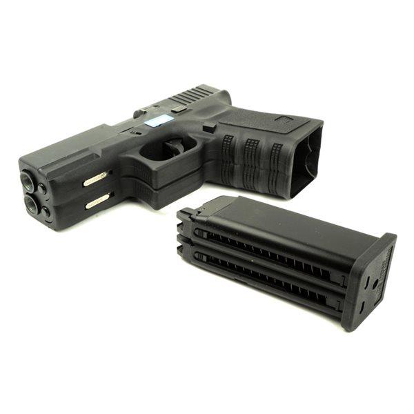 WE-TECH ダブルバレル G19 ガスブローバック ブラック_7
