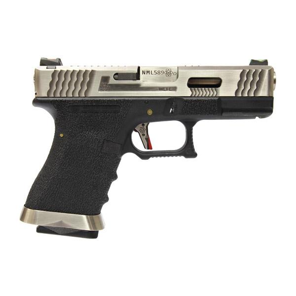 WE-TECH G19 T7 ガスブローバックガン シルバー : ジーリーストア 