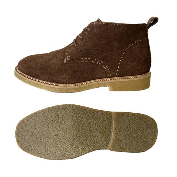 メンズ 紳士 カジュアル デザートブーツ DESRTBOOT 黒 ブラック