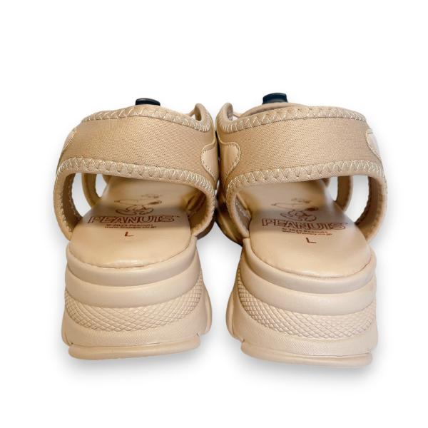 PEANUTS スヌーピー サンダル 厚底 レディース スポーツサンダル 厚底