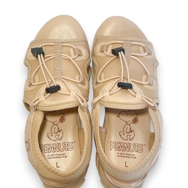 PEANUTS スヌーピー サンダル 厚底 レディース スポーツサンダル 厚底