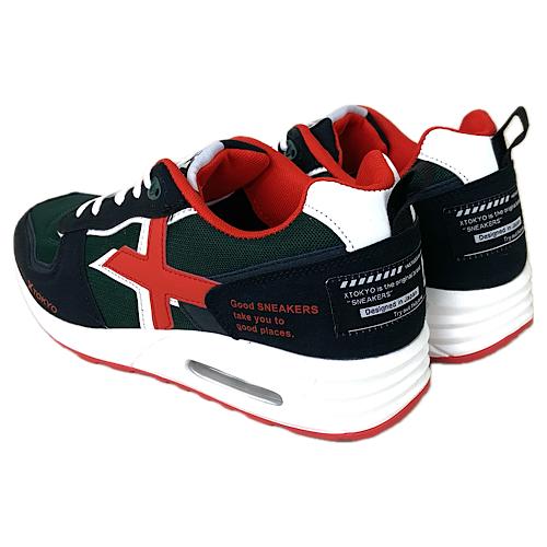 X TOKYO メンズ 紳士 スニーカー カジュアル シューズ 靴 レース 紐 X